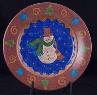 Sango Frosty Magic Sue Zipkin Potpourri Salad Plate